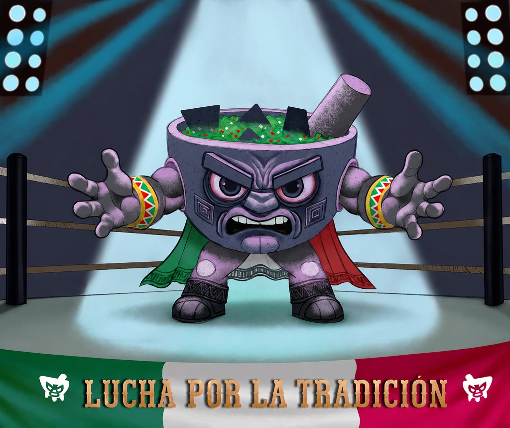 Meet Molajete Man, a wrestling champion with true grit born from the volcanic ashes and stone of the Azted goddess Chantico. He's ready for a rematch.